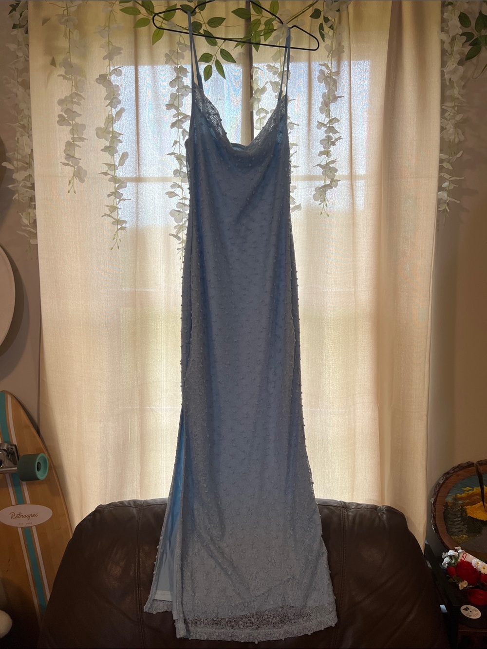 SHEIN Light Blue Slip Camisole Dress